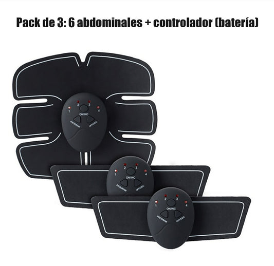 EMS dispositivo de abdominales recargable, máquina de tonificación abdominal para deporte y exteriores, aparato de entrenamiento muscular, la herramienta perfecta para abdominales sin esfuerzo.