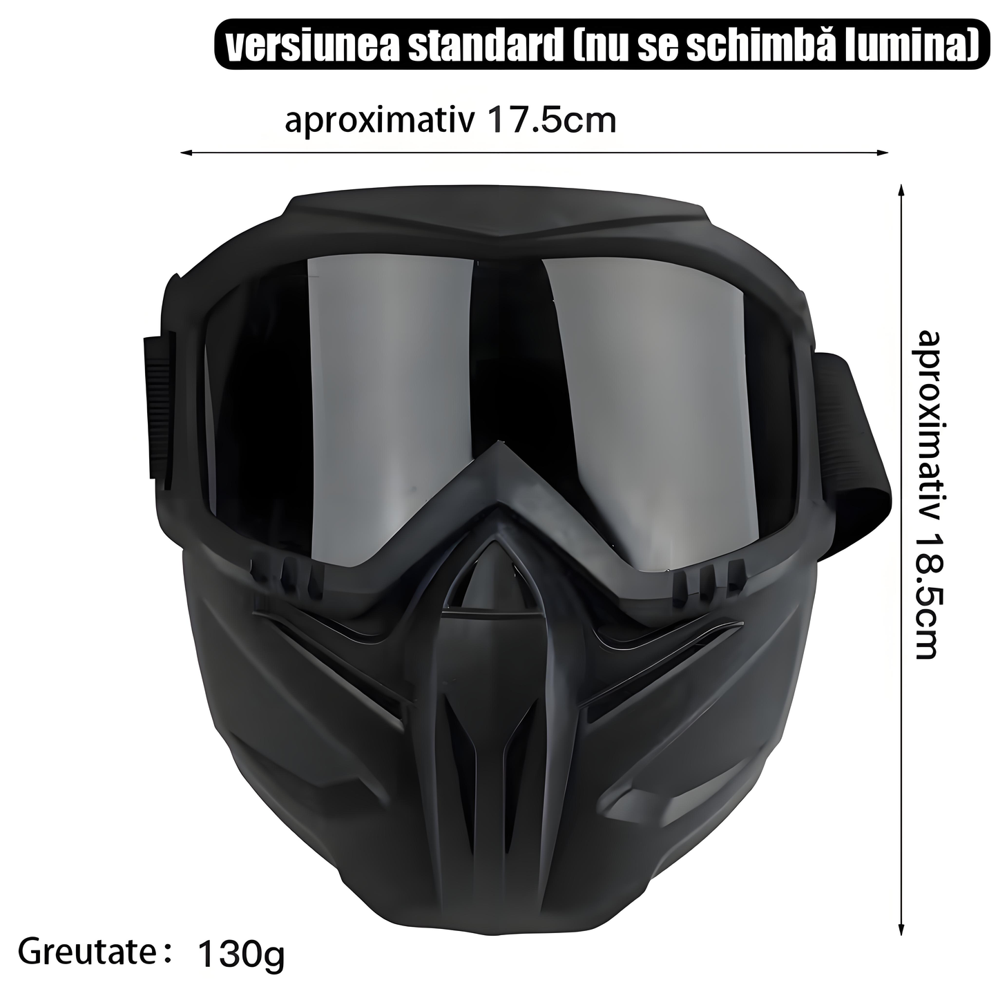 Mască de proteză pentru sudură, cu întunecare automată, pentru față completă, anti-lumină puternică, anti-căldură, model separat, respirabilă, termoizolantă și protecție oculară.