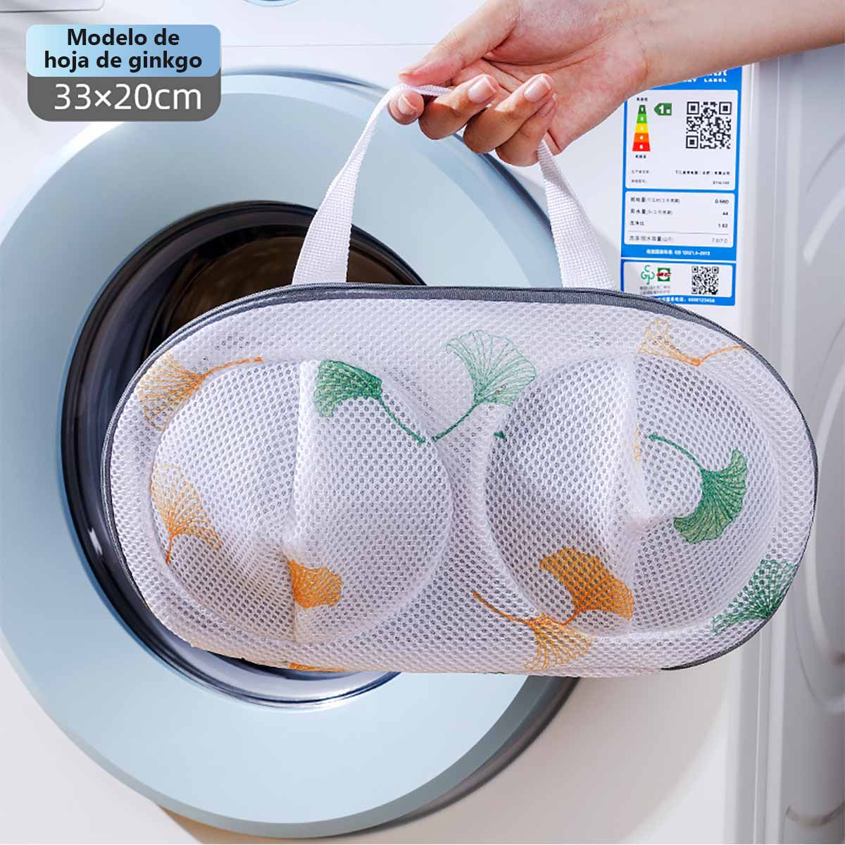 Bolsa de lavado para sujetadores, especial para lavadora – protege la forma del sujetador y evita deformaciones. Cuidado especial para tu ropa interior.