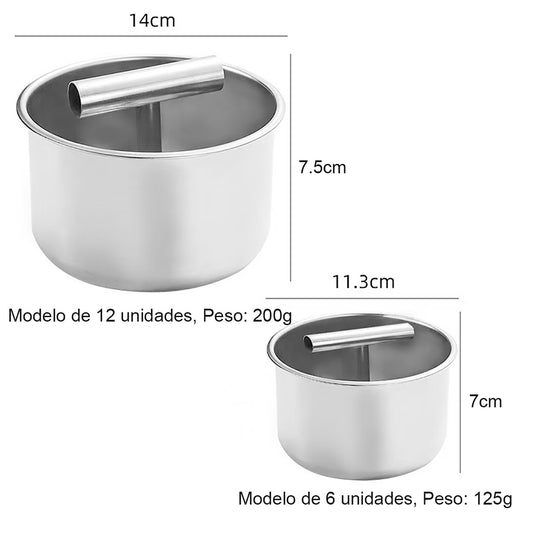 "Herramienta para hacer albóndigas de acero inoxidable para el hogar, molde de cocina, ideal para hacer albóndigas, bolas de carne o de pescado, herramienta versátil para uso comercial y diario."