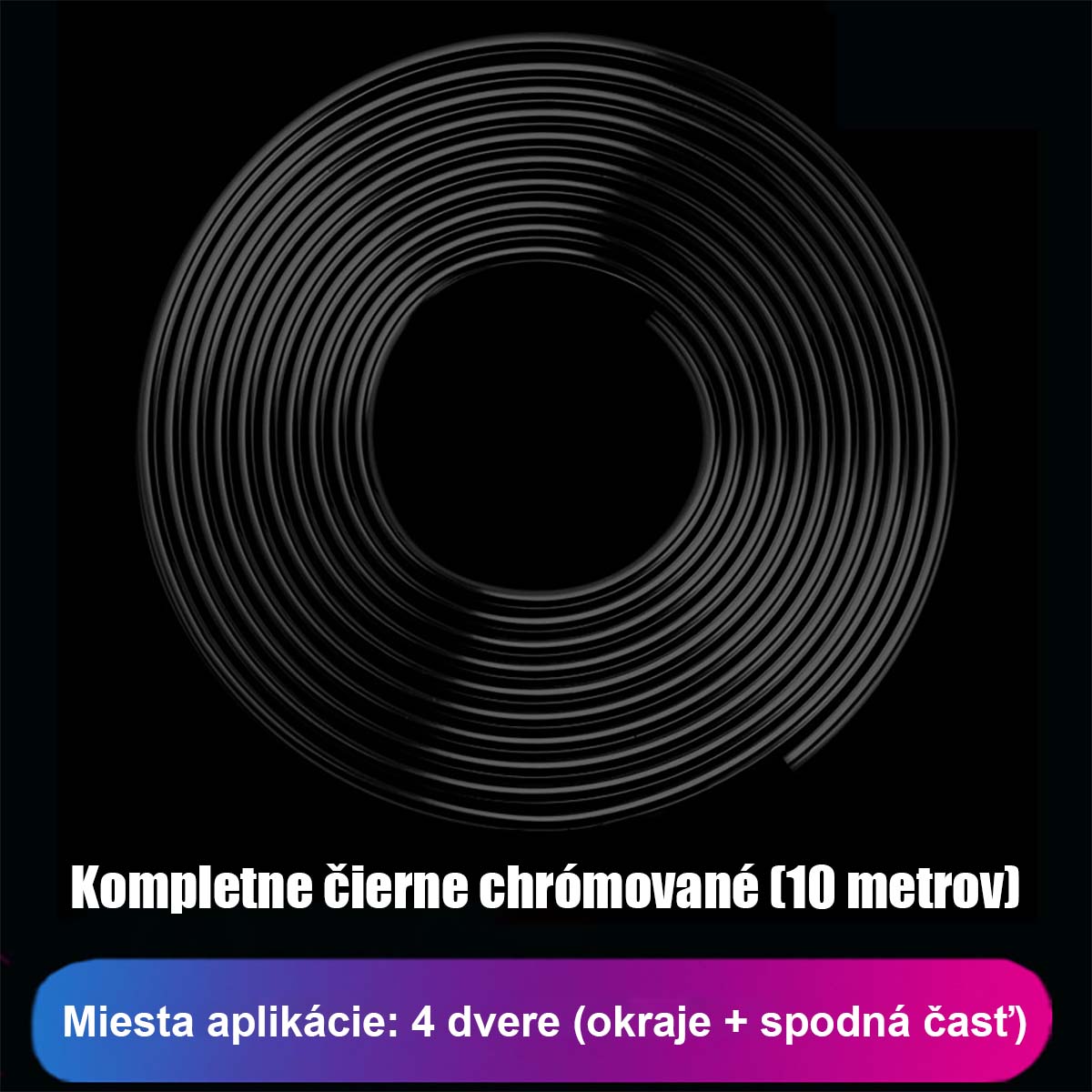 Ochranná páska na dvere proti nárazom, proti poškriabaniu a odreninám, lesklý povrch