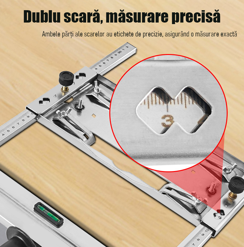 Dispozitiv de tăiere ultra-precis, placă de bază pentru mașinuțe de tăiat mici, fără fierăstrău manual, accesoriu multifuncțional pentru tâmplărie