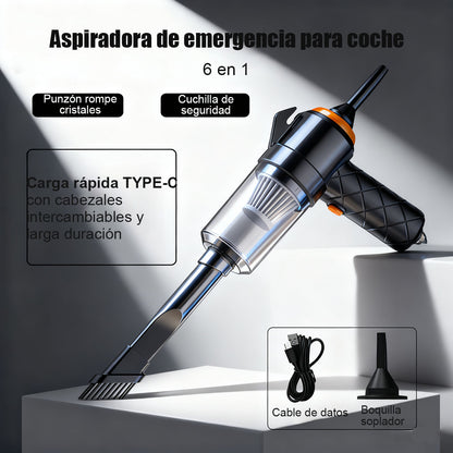 Aspiradora inalámbrica multifunción para coche, súper potente, de gran potencia, seca, portátil, recargable, mini y de mano.