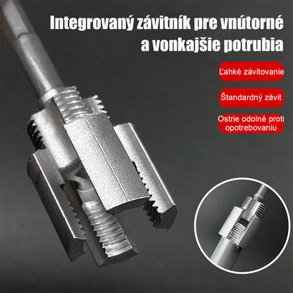 Nový typ zariadenia na rezanie závitov na vodovodné potrubie, vrták pre elektrickú vŕtačku