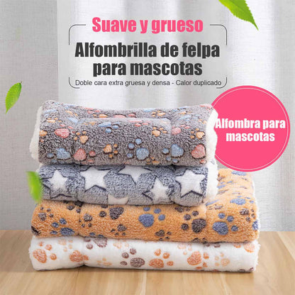 Alfombra para mascotas de temporada otoño-invierno, modelo abrigado y extra-grueso, manta/moqueta/cama suave para gatos y perros.