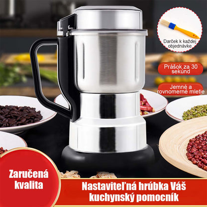 Domáci mlynček na mletie – superjemný drvič a mlynček na obilniny, strukoviny a rôzne suché suroviny.