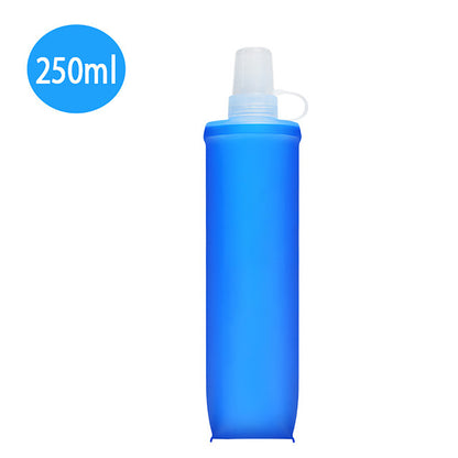 “Botella de agua blanda deportiva TPU, bolsa de agua plegable y portátil para correr, maratón, trail y actividades al aire libre.”