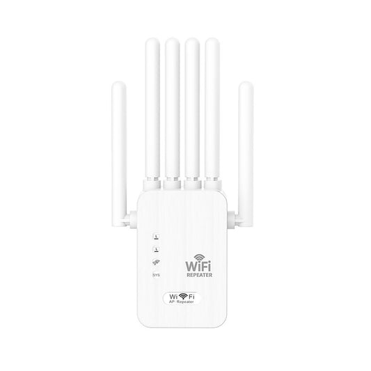 Amplificador de señal WiFi más vendido para el hogar, atraviesa paredes, con 6 antenas, repetidor para extender y mejorar la red inalámbrica.