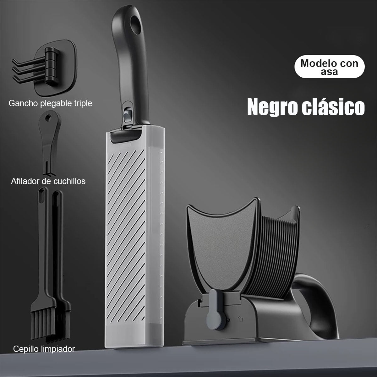 ¡Éxito en casa! Cortador manual de carne, rebanas finas y trozos de carne fácilmente