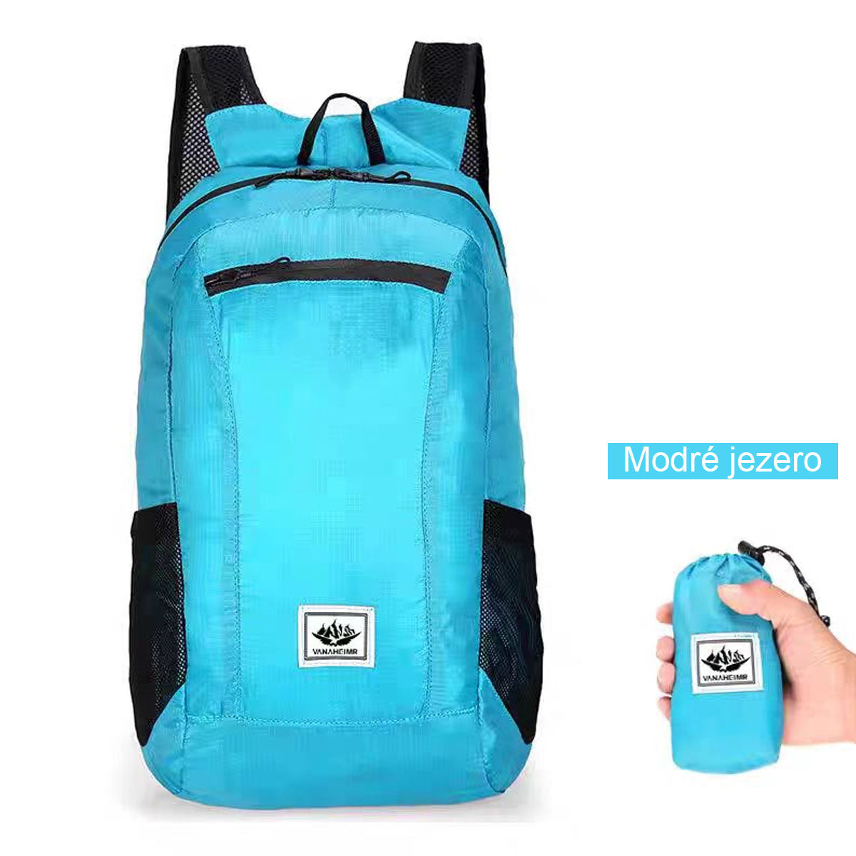 Skládací cyklistický batoh, velkokapacitní, lehký, sportovní a cestovní, outdoor provedení.