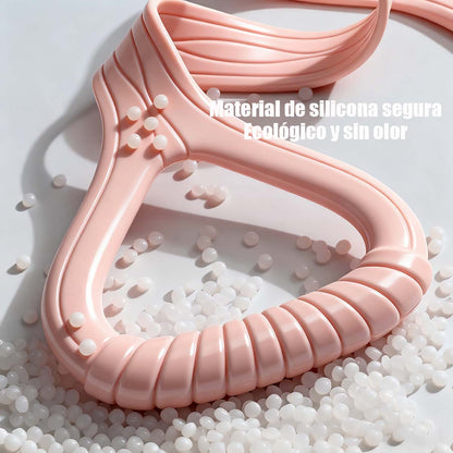 Tensor de resistencia en forma de 8 de silicona SLD – banda elástica para abrir la espalda, yoga y fitness, ideal para fortalecer y tonificar la espalda.