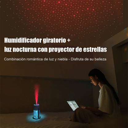 Nuevo humidificador con proyección de cielo estrellado, humidificador ultrasónico USB para automóvil, humidificador de aire doméstico, nebulizador de agua