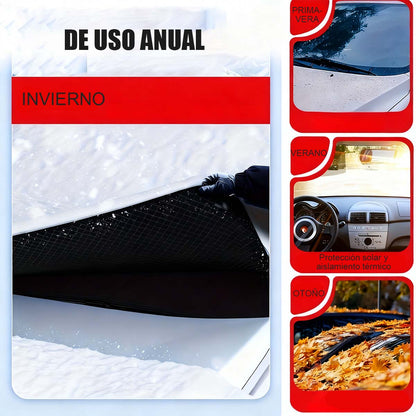 Nueva funda protectora para parabrisas de coche, resistente a la nieve, sol y frío, gruesa y multiusos.
