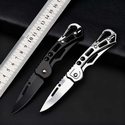 Cuchillo plegable para exteriores, cuchillo de camping, cuchillo de acero inoxidable, cuchillo compacto portátil, cuchillo de supervivencia para exteriores, cuchillo de bolsillo.