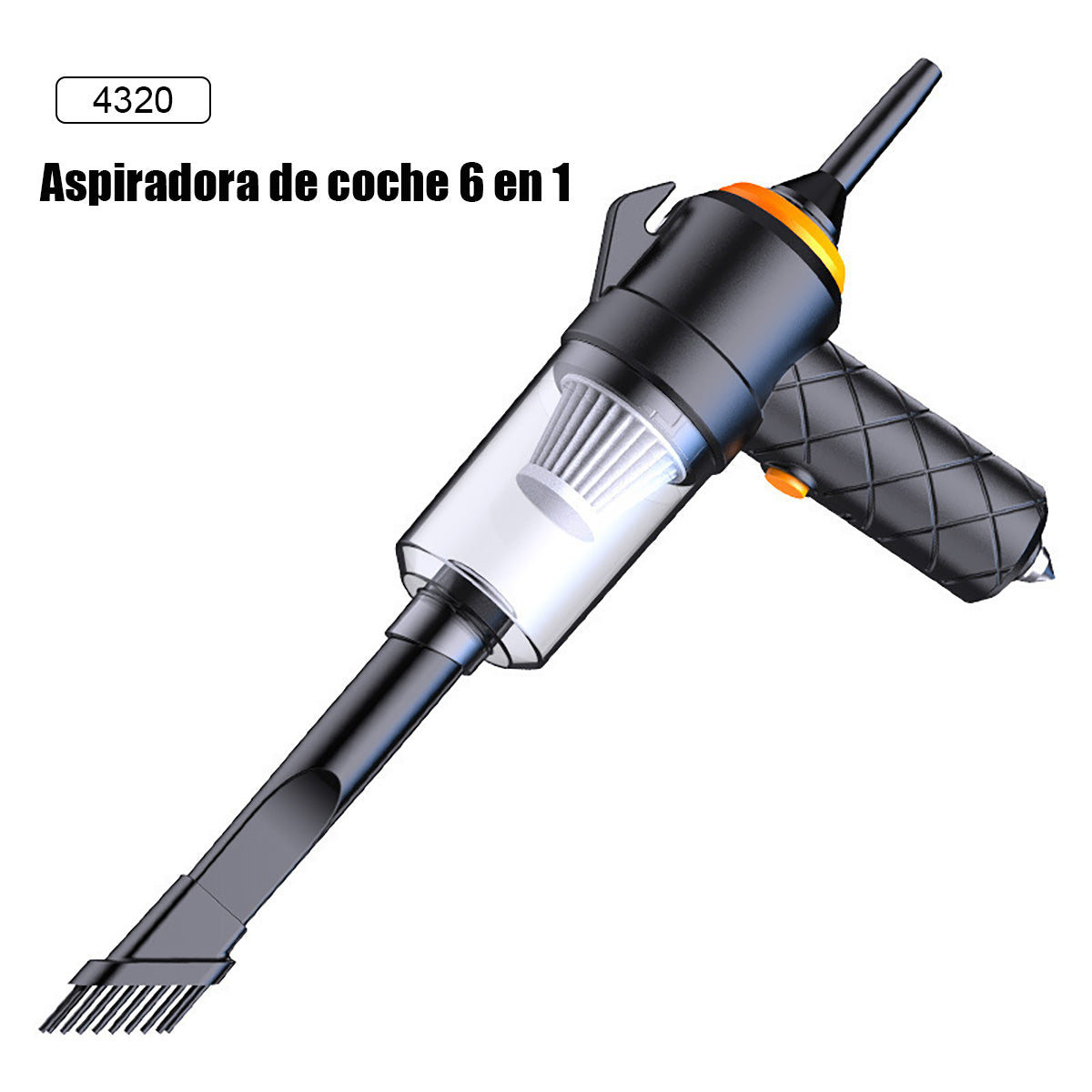Aspiradora inalámbrica multifunción para coche, súper potente, de gran potencia, seca, portátil, recargable, mini y de mano.
