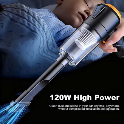 Aspiradora inalámbrica multifunción para coche, súper potente, de gran potencia, seca, portátil, recargable, mini y de mano.