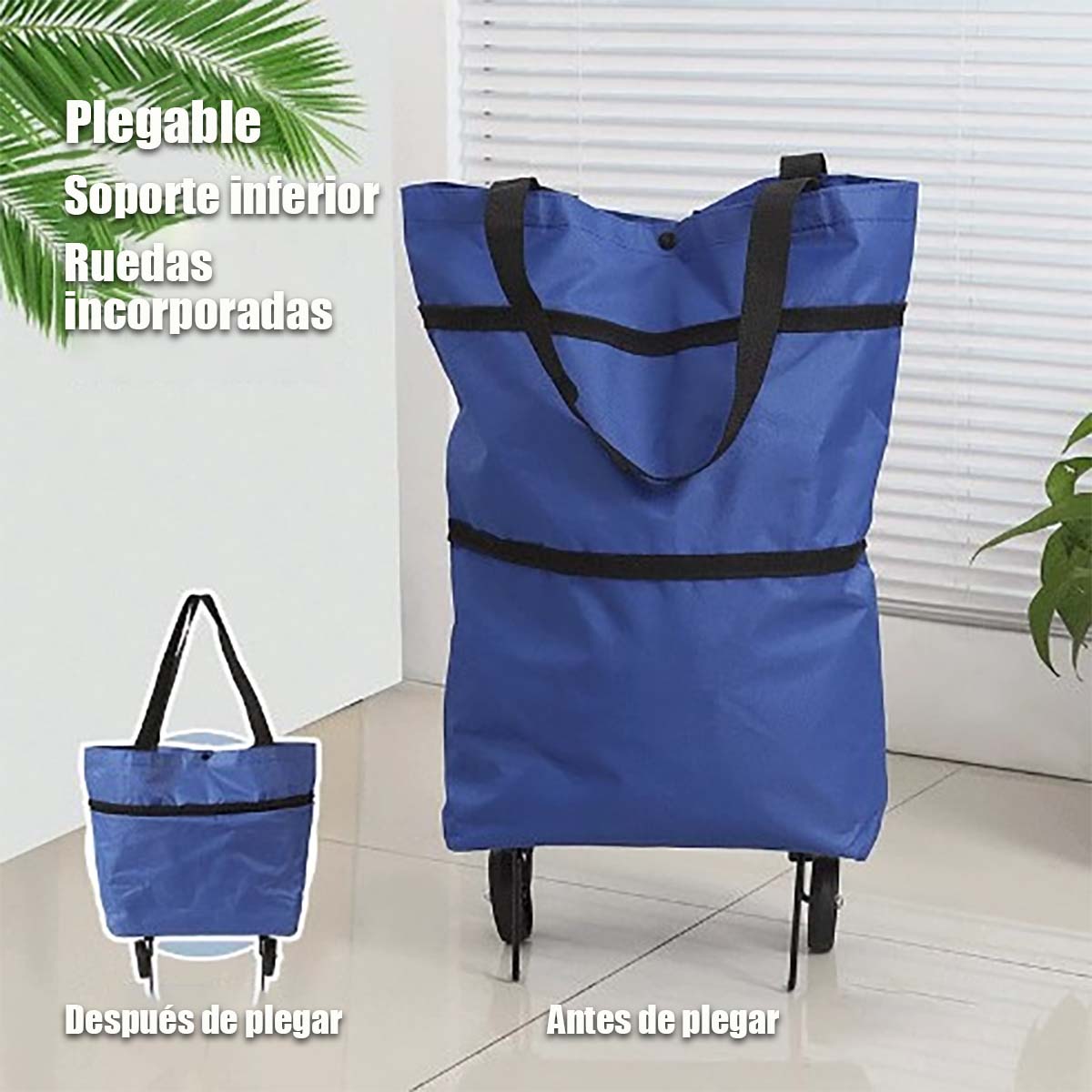 Carrito portátil para compras, carro plegable con ruedas, ligero, apto para uso doméstico y para recoger paquetes.、