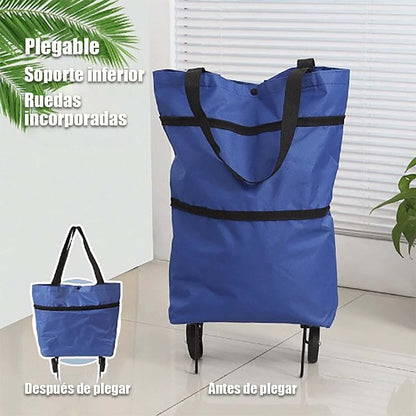 Carrito portátil para compras, carro plegable con ruedas, ligero, apto para uso doméstico y para recoger paquetes.、