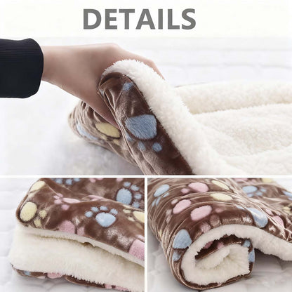 Alfombra para mascotas de temporada otoño-invierno, modelo abrigado y extra-grueso, manta/moqueta/cama suave para gatos y perros.