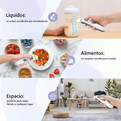 Termómetro frontal para uso doméstico, termómetro Bluetooth para oído, termómetro infrarrojo de doble uso frente-oído