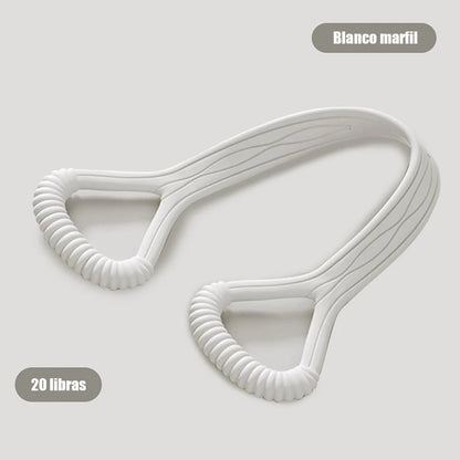 Tensor de resistencia en forma de 8 de silicona SLD – banda elástica para abrir la espalda, yoga y fitness, ideal para fortalecer y tonificar la espalda.