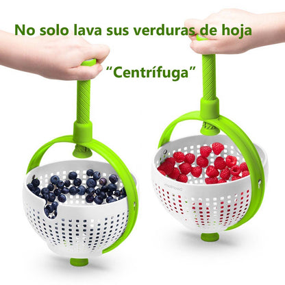 Nuevo Salad Spinner, centrifugadora para ensaladas, limpiador de verduras de cocina, cesta centrífuga para escurrir agua