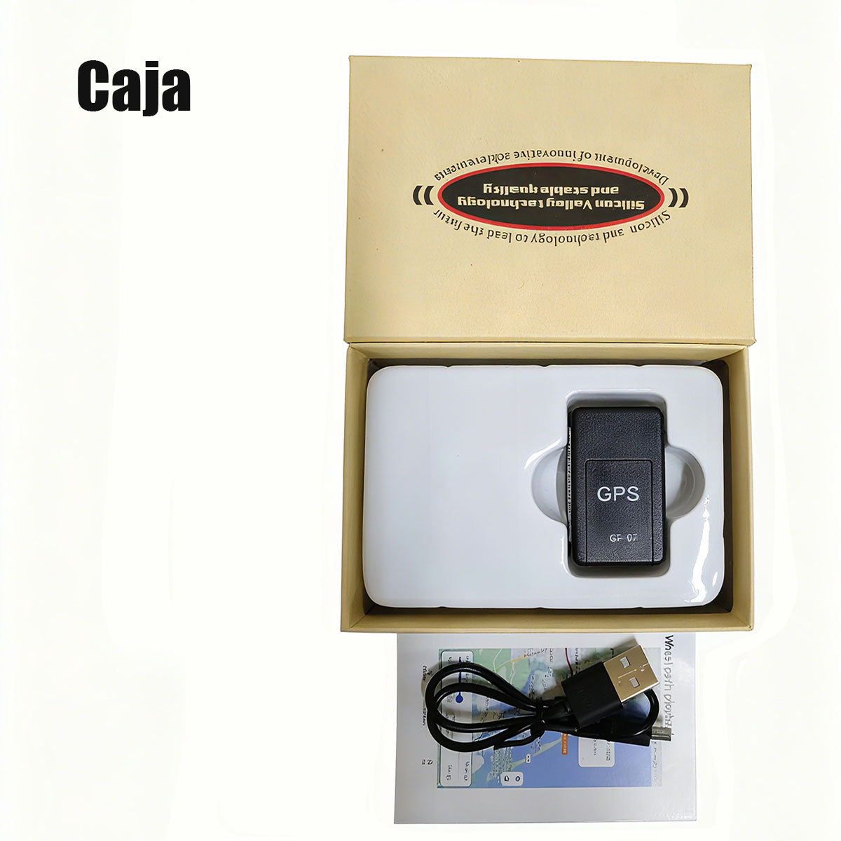 Localizador GF07 — Dispositivo antiperdida para ancianos y niños, GPS con imán potente para coche, sin necesidad de instalación.