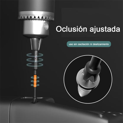 "Juego de puntas magnéticas de alta fuerza, cabezal Phillips S2 de alta dureza, para destornillador eléctrico y taladro eléctrico, set de tornillos"