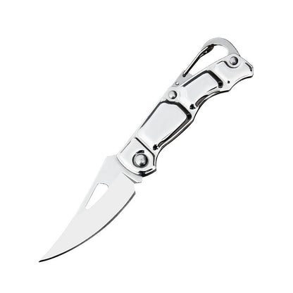 Cuchillo plegable para exteriores, cuchillo de camping, cuchillo de acero inoxidable, cuchillo compacto portátil, cuchillo de supervivencia para exteriores, cuchillo de bolsillo.