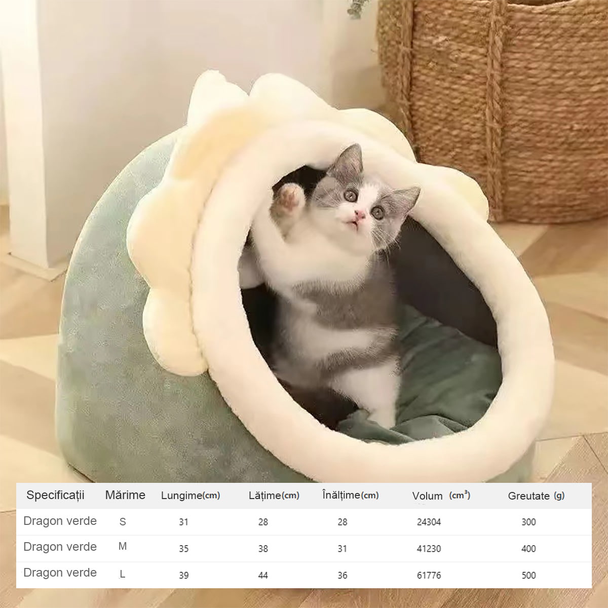 Cușcă universală pentru pisici și câini, potrivită pentru toate anotimpurile, lavabilă și detașabilă