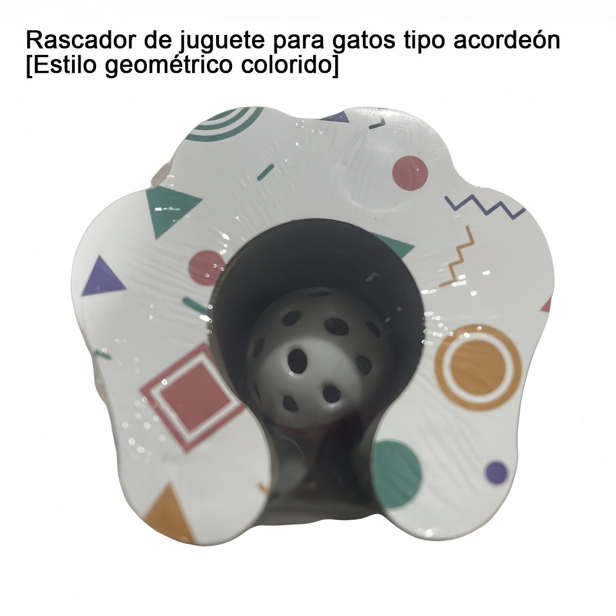 Rascador tipo cama para gatos, resistente al desgaste y sin dejar migas, juguete para juego autónomo y alivio de aburrimiento, tabla de arañado de cartón corrugado.