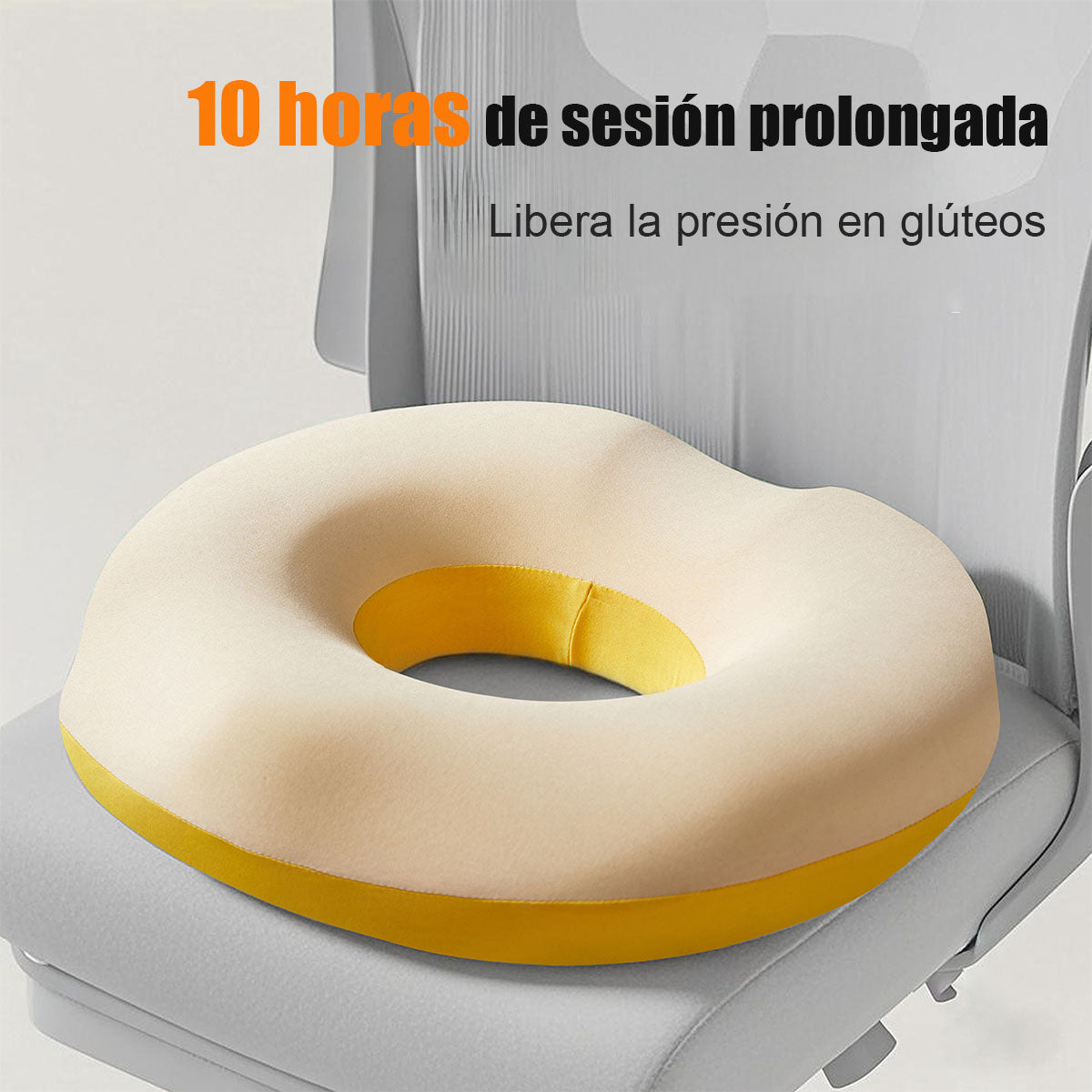 Cojín para glúteos de memoria: El rey de la comodidad. Alivia el dolor de coxis y es ideal para embarazadas, oficina y viajes.